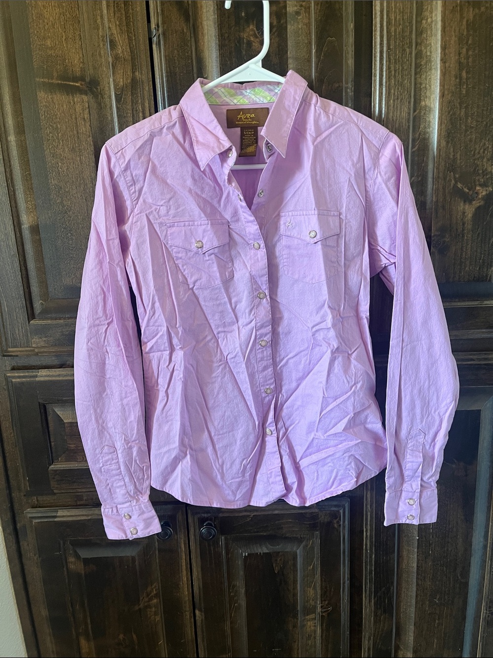 Light purple juniors western shirt
